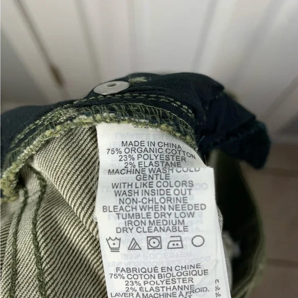 Prana Womens Size 2 Kara Jeans Green